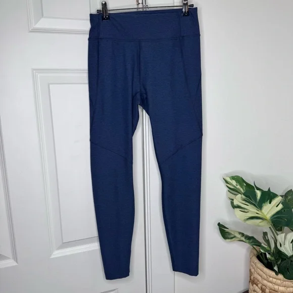 Outdoor Voices Women's Heathered Navy Leggings - Picture 2 of 4